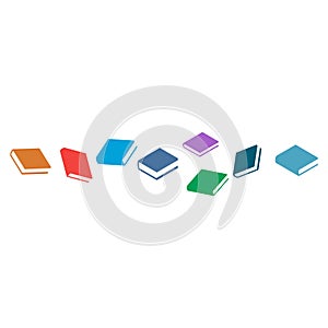Book Stack Vector art Illustration