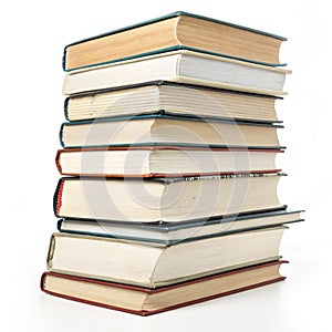 Book Stacks isolated on white background