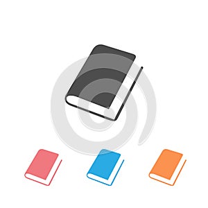 Book, Stationery Education Icon Set Vector