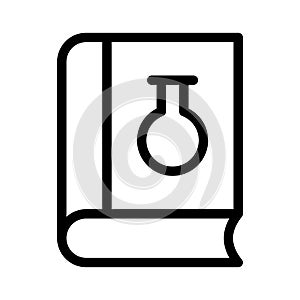 Book stick vector thin line icon