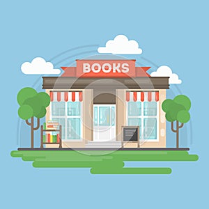 Book store building.