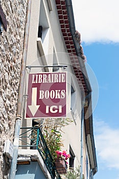 Book store in France photo