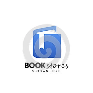 book stores logo design. book shop icon designs