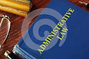 Book with title administrative law