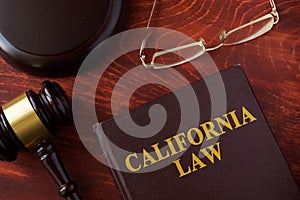 Book with title California law.