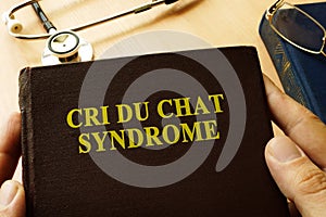 Book with title Cri Du Chat Syndrome.