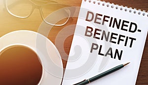 Book with title Defined Benefit Plan