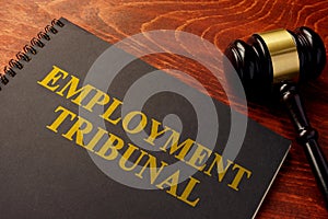 Book with title employment tribunal.