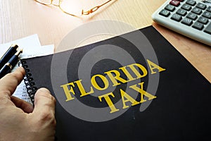 Book with title Florida tax.