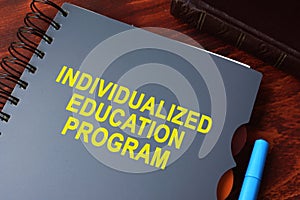 Book with title individualized education program (IEP)