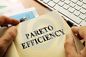 Book with title Pareto Efficiency. photo