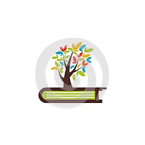 Book tree logo