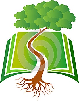 Book tree logo