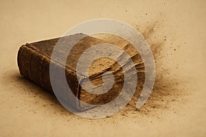 A book that turns to dust.