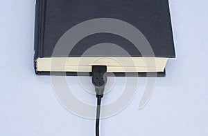 Book and usb cable