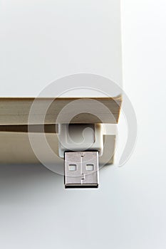 Book with USB plug