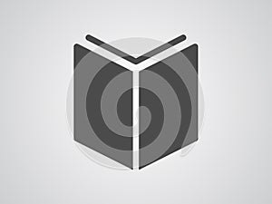 Book vector icon sign symbol