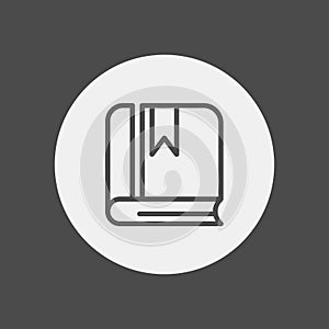 Book vector icon sign symbol