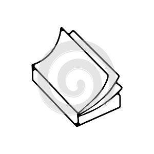 Book thin line icon. book thin line icon
