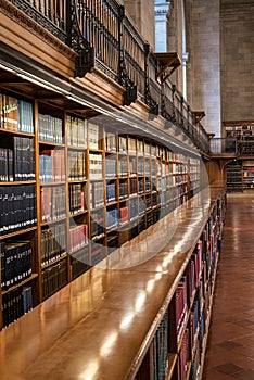 Bookcases in New York Public Library