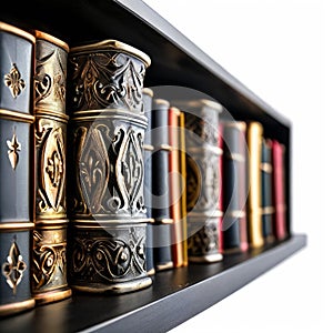 bookends decorative pieces used to support and organize boos o
