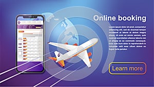 Booking online flights travel. Buy ticket online.