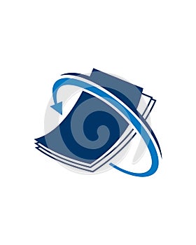 Bookkeeping logo design 4 business insurance abstract