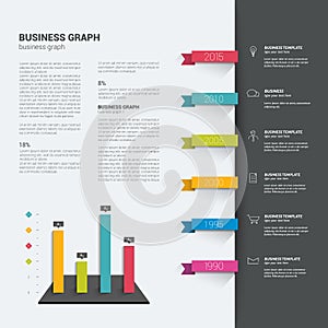 Booklet page. Magazine layout for infographics.