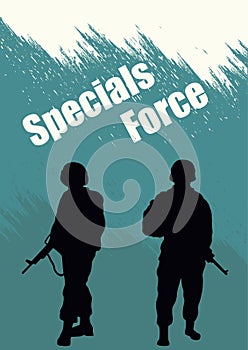 Booklet, special forces soldiers.