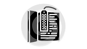 bookmark accessory glyph icon animation