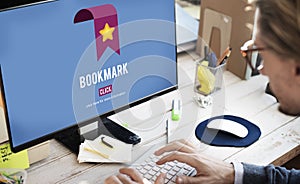 Bookmark Data Favorite Homepage Web Social Concept