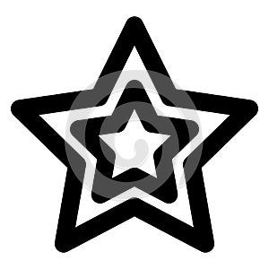 Bookmark, favorite Bold Vector Icon which can be easily edited or modified