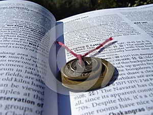 Bookmark old chinese coins