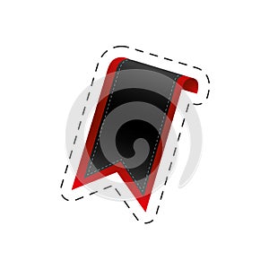 bookmarks ribbon element image