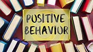 Books of Change: Shaping Positive Behavior. Concept Positive Reinforcement, Behavior Modification, photo