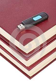 Books and flash memory