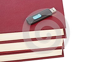 Books and flash memory