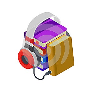 Books Isometric Icon