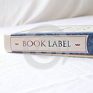 Books label isolated on white background