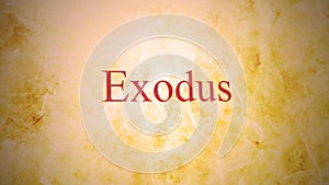 Books of the old testament in the bible series - Exodus