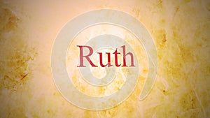 Books of the old testament in the bible series - Ruth