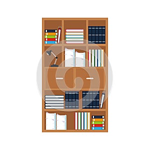 Books shelves icon