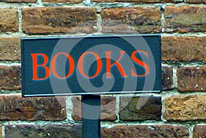 Books Sign