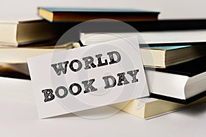 Books and text world book day photo