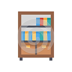 Bookshelf Icon Design