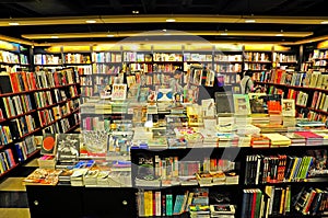 Bookstore interior