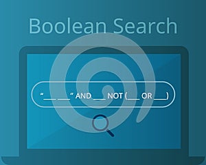 Boolean search in search engine result vector