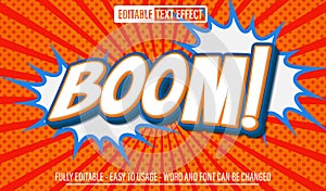 Boom Comic text effect 3d
