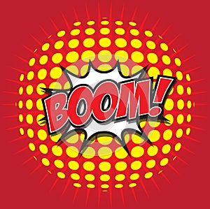 BOOM! comic word