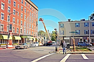 Boom Crane Building Construction